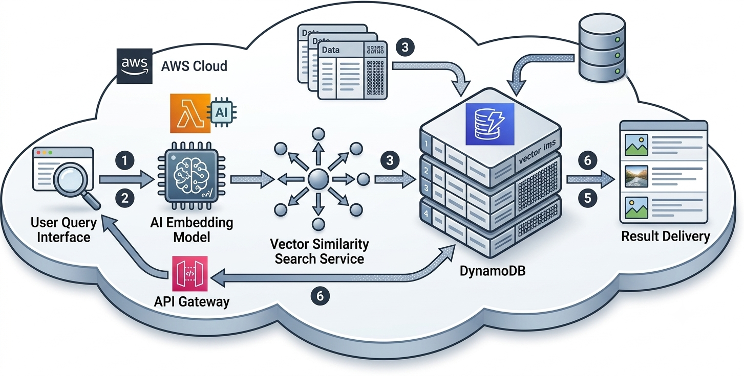 DynamoDB تضيف البحث المتجهي الفوري دون قاعدة بيانات منفصلة