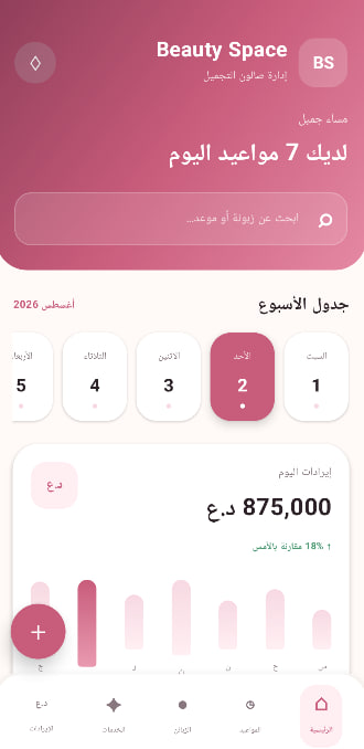 إدارةمركز التجميل